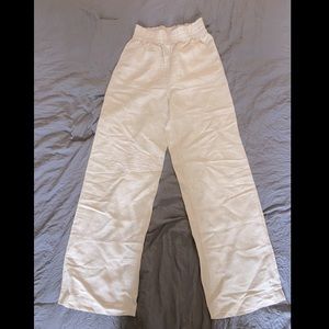 XS tan linen pant